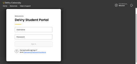 devry student portal|Blackboard .